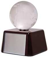 Наградная стела "Вращающийся глобус"