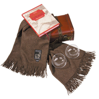 Подарочный набор "Секрет наслаждения": альбом "Коньяк", плед кофейный Elvang, дуэт коньячниц IVV