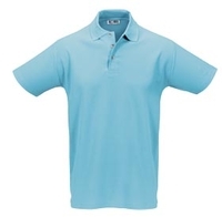 Рубашка поло мужская SUMMER 170 бирюзовая