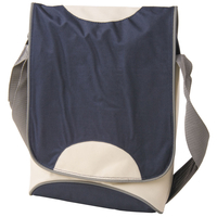 Сумка для ноутбука, синяя с серым