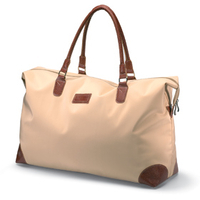 Сумка дорожная, бежевая