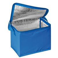 Сумка-холодильник, синяя, на 6 банок по 0,5