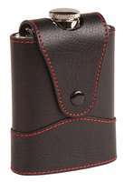 Фляжка в кожаном футляре VIAGGI