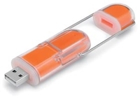 USB-флеш-карта EXPEDITION, оранжевая, 2 Гб