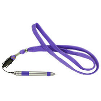 Авторучка на ланъярде, фиолетовая