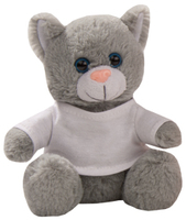 Игрушка &quot;Кот Кыся в футболке&quot;, серый