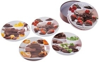 Набор из 4-ех тарелок "Chocolate Fondue"
