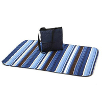 Плед для пикника "Синий полосатый"