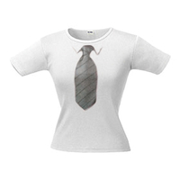 Футболка женская с 3D галстуком LINE 10