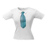 Футболка женская с 3D галстуком LINE 42