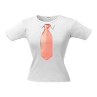 Футболка женская с 3D галстуком LINE 56