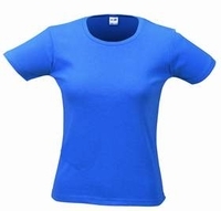Футболка женская с круглым вырезом LADY 220 ярко-синяя (royal)