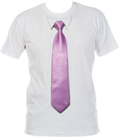 Футболка с 3D галстуком LINE 77