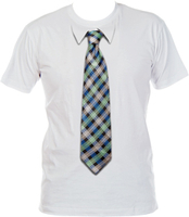 Футболка с 3D галстуком SQUARE 49
