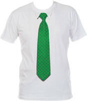 Футболка с 3D галстуком SQUARE 98