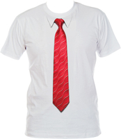 Футболка с 3D галстуком WAVE 50