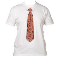Футболка с 3D галстуком "Хохлома"