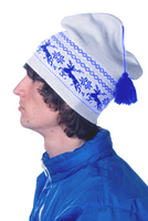 Шапка &quot;Петушок&quot;, синяя