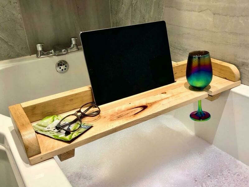Bath Tray - Reclaimed Wood