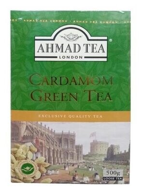 چای سبز احمد با طعم هل - 500 گرمی