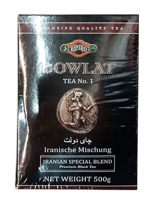 چای سیاه مخلوط فارسی قلمی دولت 500 گرمی - شالی شاپ
