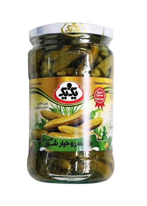 خیارشور یک و یک ریز - 660 گرمی