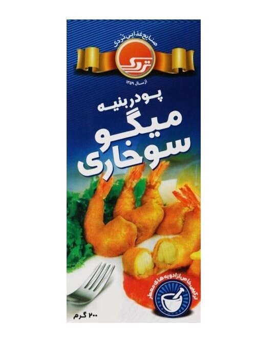 پودر بنیه میگو سوخاری تردک - 200 گرمی