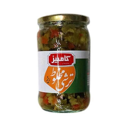 ترشی مخلوط ریز  کامبیز - 700 گرمی
