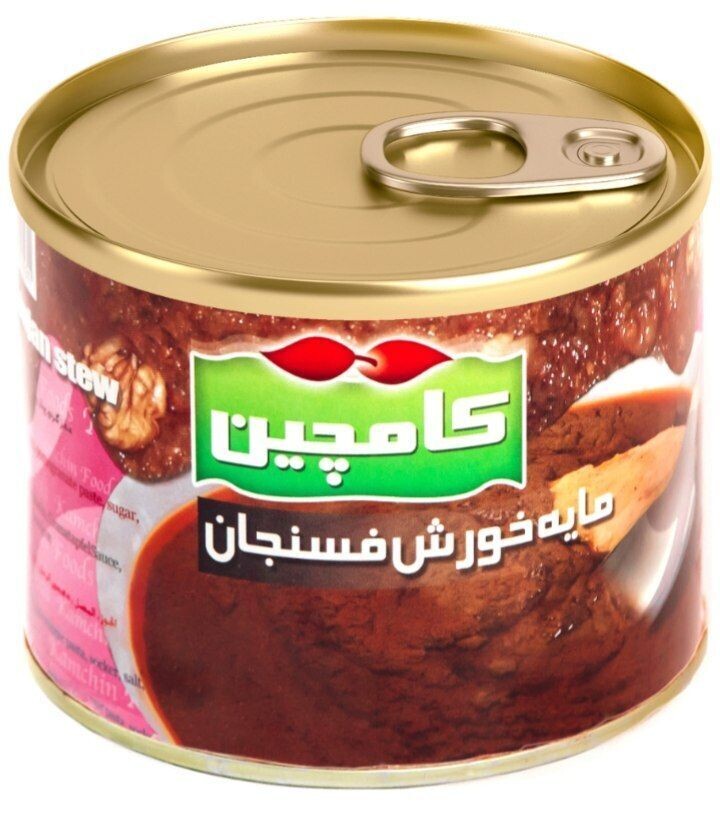 خورشت آماده فسنجان بدون گوشت محصولات کامچین - 460 گرمی