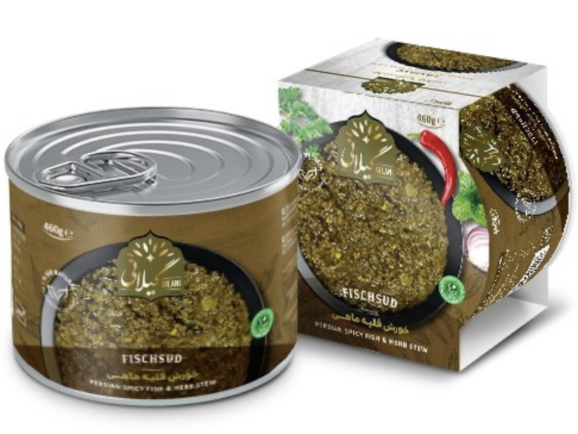 خورشت آماده قلیه ماهی بدون گوشت  محصولات گیلانی - 460 گرمی