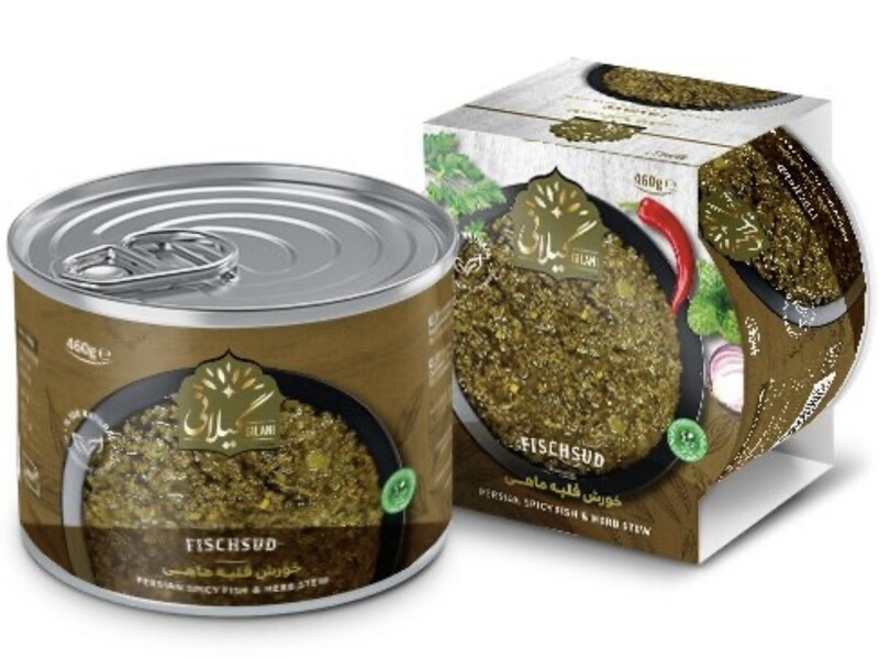 خورشت آماده قلیه ماهی بدون گوشت محصولات گیلانی - 460 گرمی خورشت آماده قلیه ماهی بدون گوشت محصولات گیلانی - 460 گرمی
