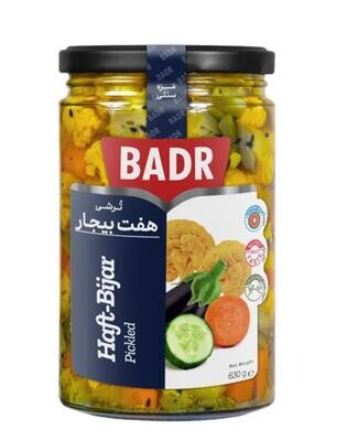ترشی هفت بیجار صنایع غذایی بدر 650 گرمی ترشی هفت بیجار صنایع غذایی بدر 650 گرمی