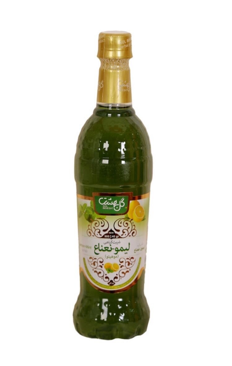 شربت لیمو نعنا  گل بهشت 900 میلی