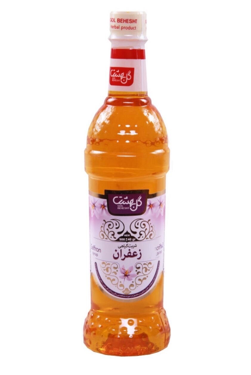 شربت زعفران گل بهشت 900 میلی