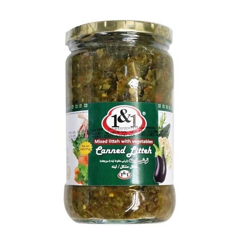 ترشی لیته یک و یک - 630 گرمی ترشی لیته یک و یک - 630 گرمی