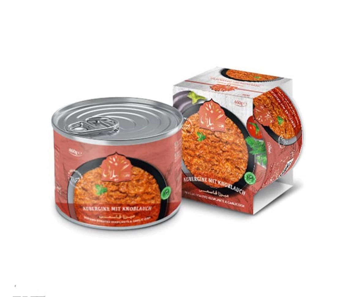 خوراک آماده میرزا قاسمی  محصولات گیلانی - 460 گرمی