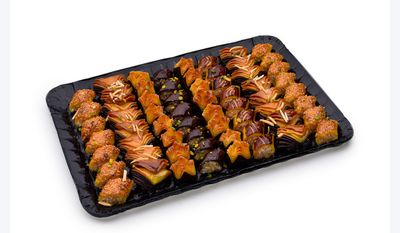 شیرینی باقلوا ( طرح لبنانی) مجلسی - 1000 گرمی شیرینی باقلوا ( طرح لبنانی) مجلسی - 1000 گرمی
