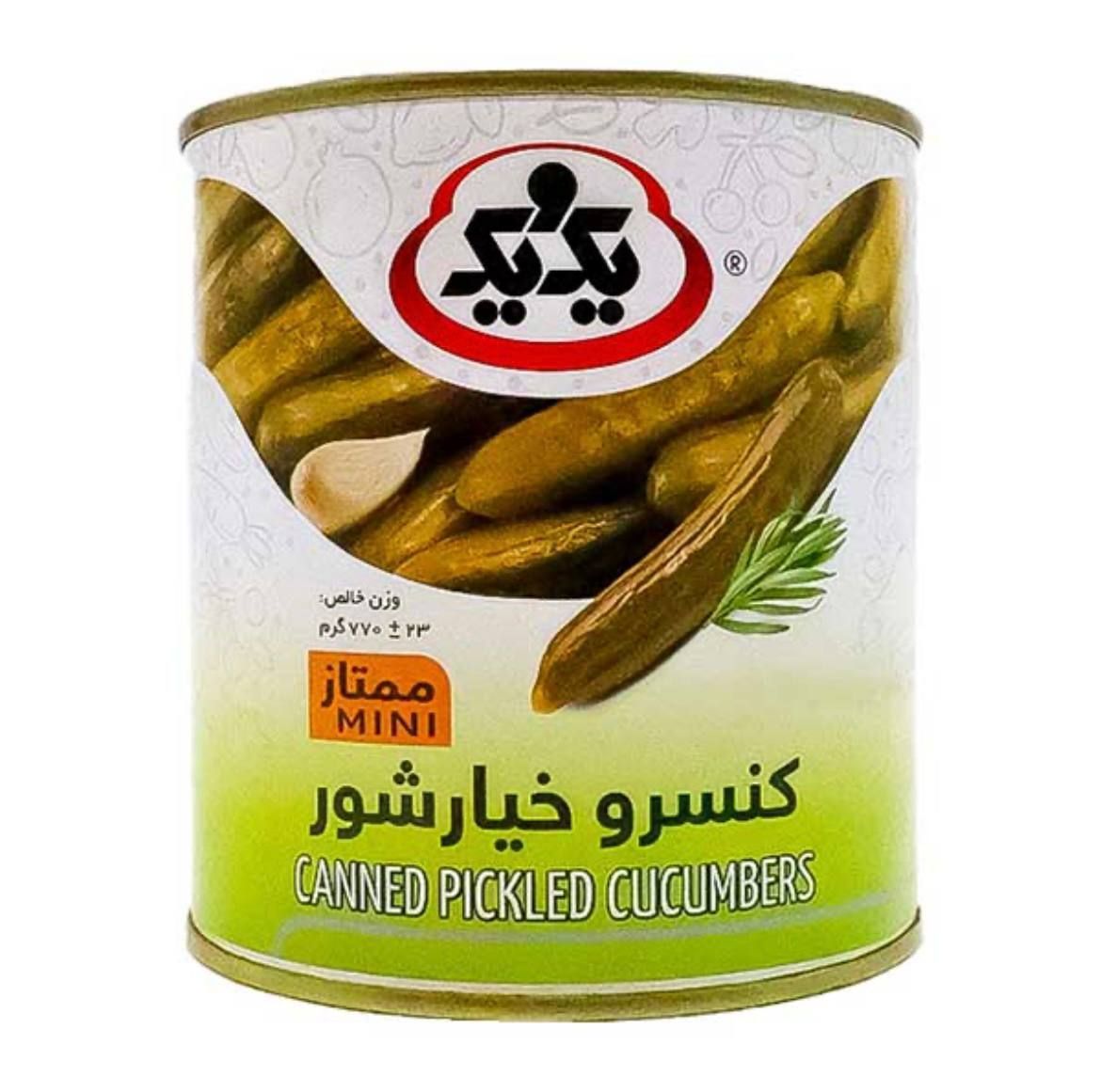 خیارشور یک و یک ریز -  770 گرمی