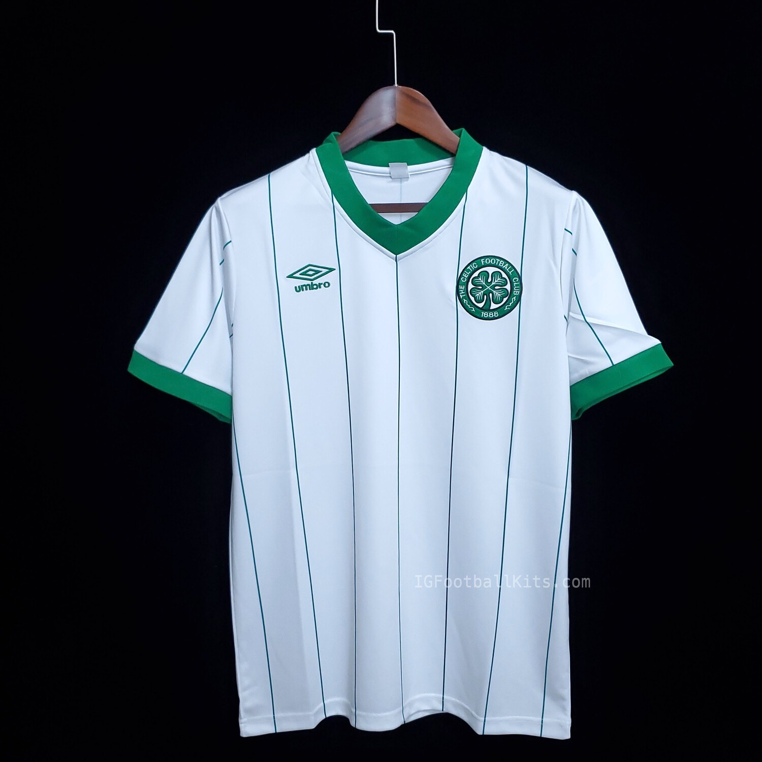 SportsPro Celtic 1984/86 Away Retro Jersey