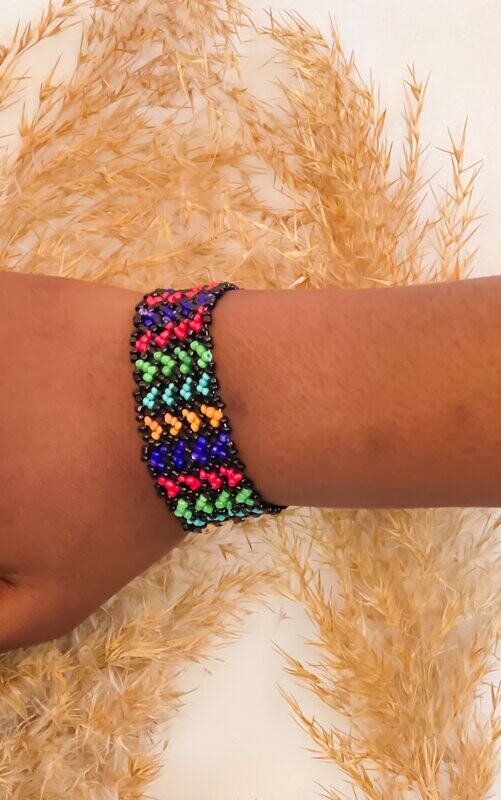 Black Zulu Tribal Bracelet