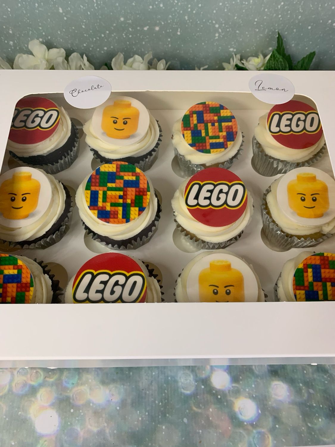 Lego Themed Cupcakes