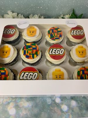Lego Themed Cupcakes