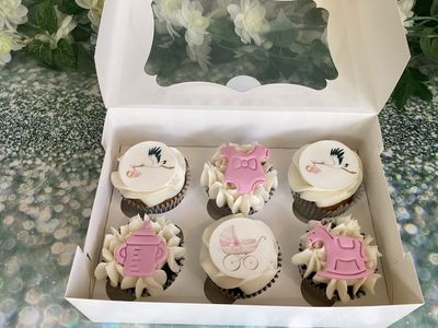 Baby Cupcakes (Baby Themed Toppers)