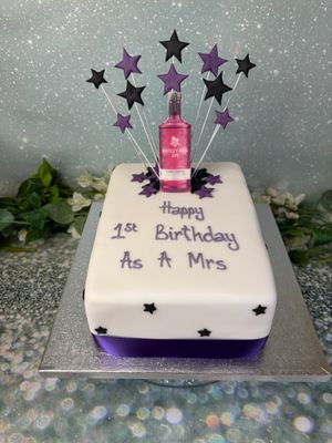 Alcohol themed cakes