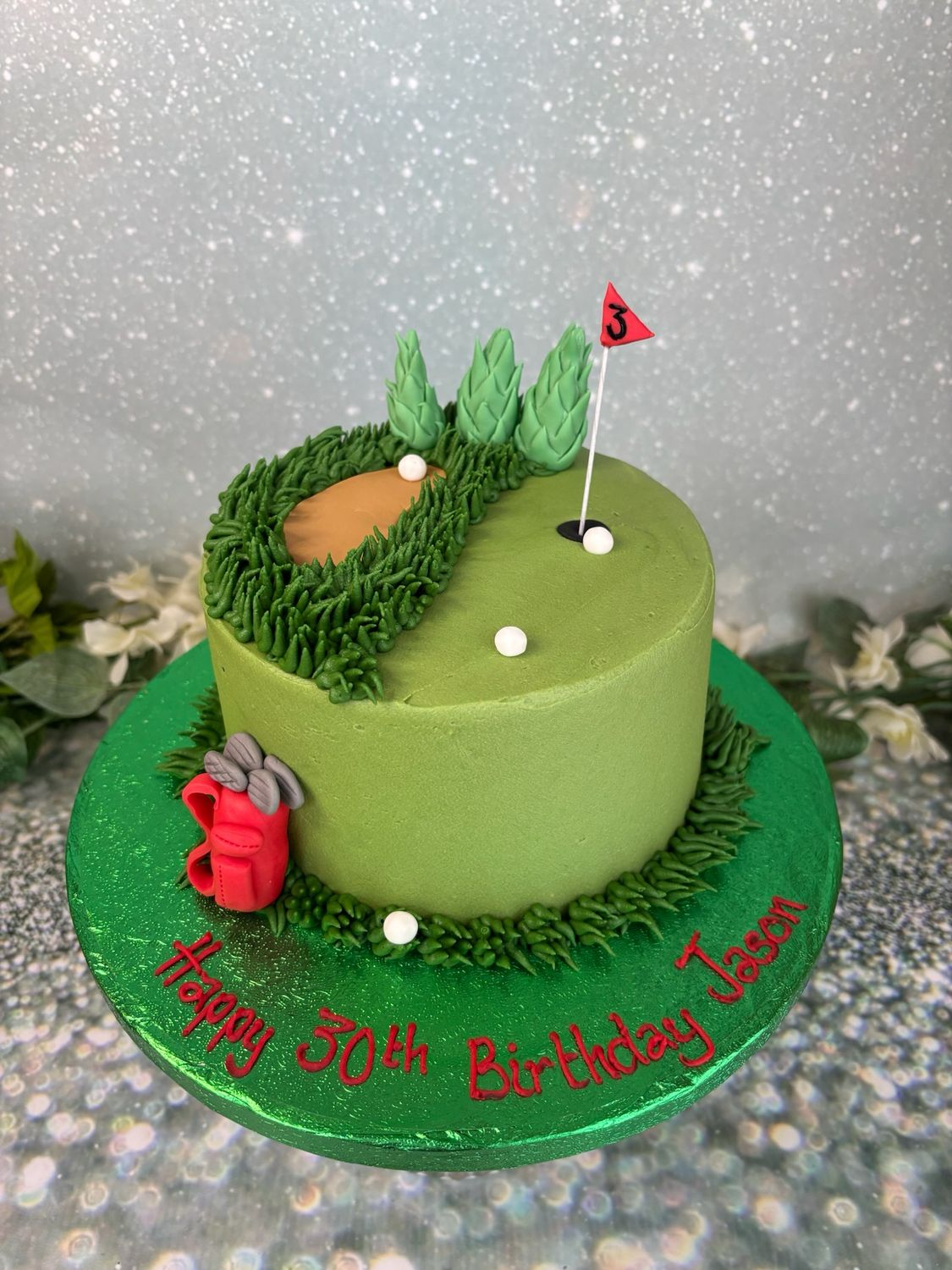 1 Tier Golf Theme - Frosting