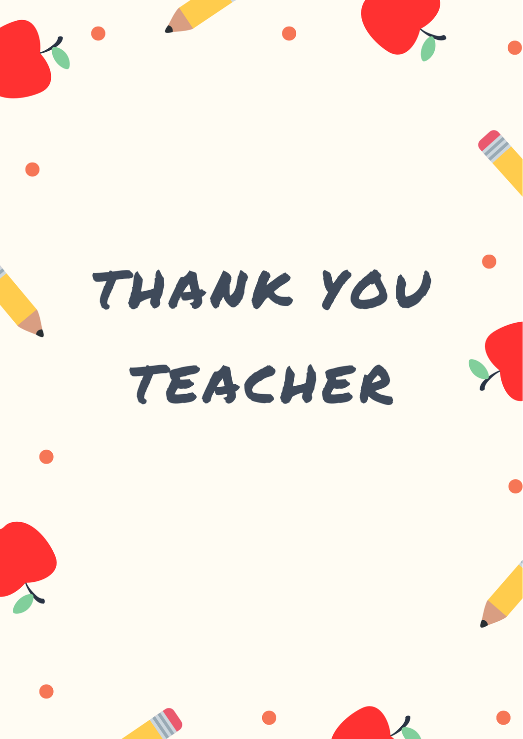 Cake In A Card Thank You Teacher