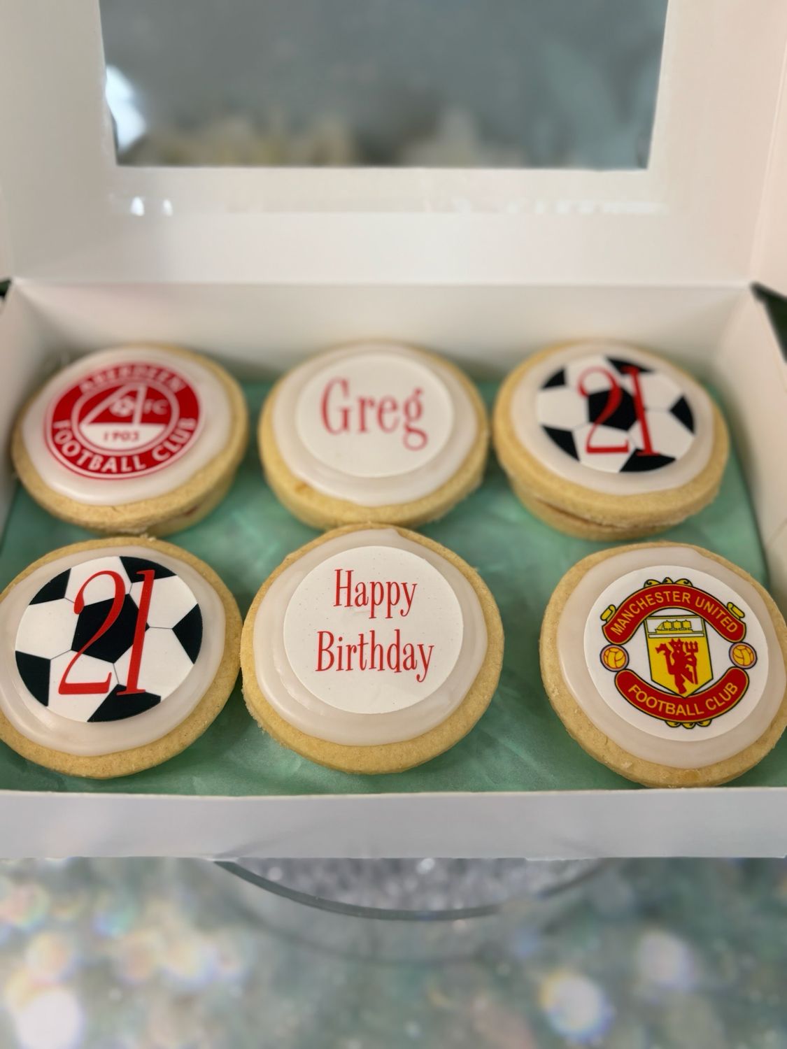 Football Themed Shortbread