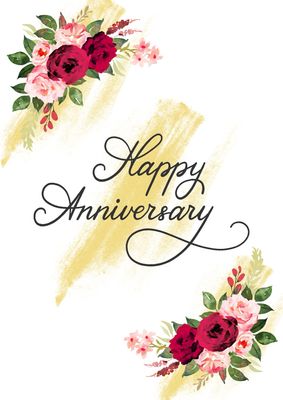 Cake In A Card Happy Anniversary