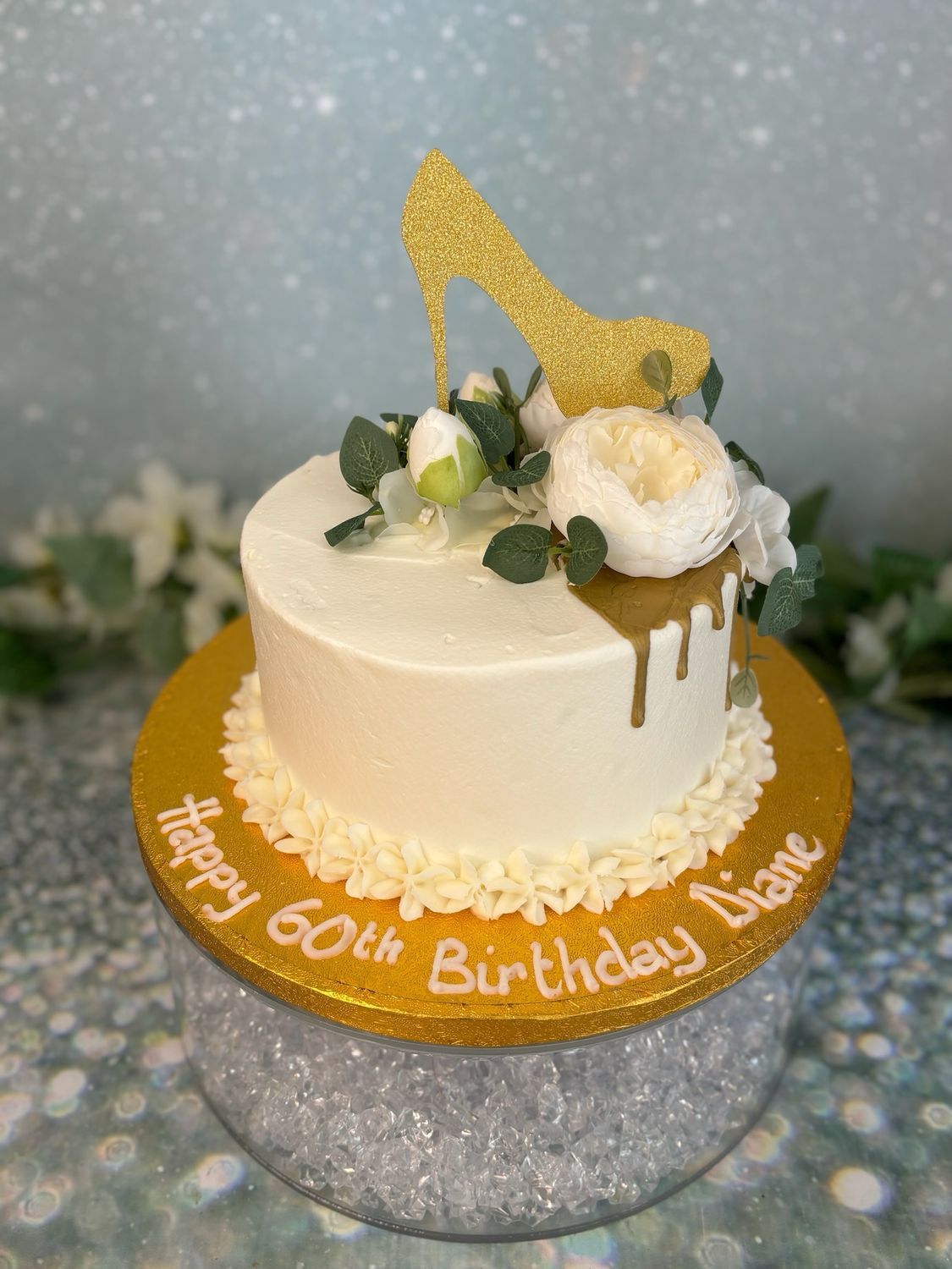 Silk Flowers &amp; High Heel