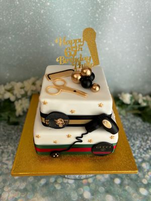 Hairdresser 2 Tier (gucci, Alexander McQueen &amp; Microphone Topper)